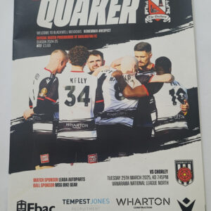 Home Programme Subscription - 25/26